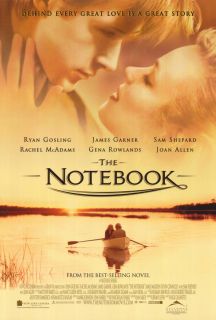 The Notebook Movie Poster B 27x40 Ryan Gosling Rachel McAdams Tim Ivey