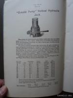 1906 Watson Stillman Hydraulic Jack Tool Catalog   Screw Pit Railroad
