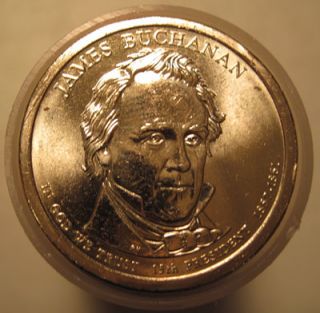 2010 P JAMES BUCHANAN Presidential Dollar Coin is straight from