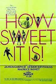 How Sweet It Is James Garner Debbie Reynolds Original Movie Poster