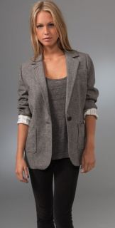 Juicy Couture Flecked Tweed Blazer