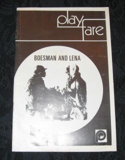 Playbill Boesman and Lena James Earl Jones Ruby Dee Circle in The