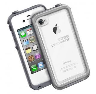 New CLEAR / WHITE, This is 100% Lifeproof Brand iPhone case 4/4S Life