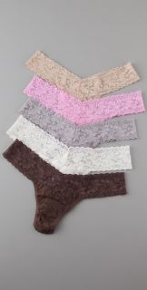 Hanky Panky Signature Lace Low Rise Thong 5 Pack