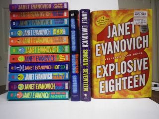 Janet Evanovich Stephanie Plum 14 Book Lot Explosive Eighteen Included