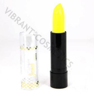 Janet Bright Yellow UV Neon Luxury Lipstick 51 New