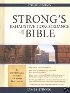 Strongs Exhaustive Concordance Updated 2009 Edition 1598563785