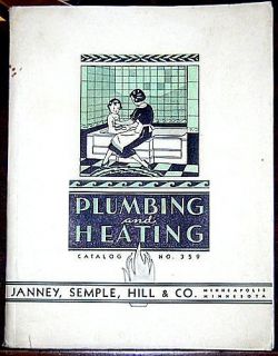 Janney Semple Hill Co 1937 Plumbing Heating Catalog