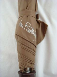 Vintage Diane Von Furstenberg Jacquard Tote Bag with Umbrella and