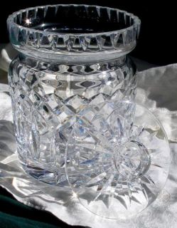  Waterford Crystal Lismore Biscuit Barrel Candy Jar with Lid