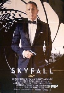 Skyfall James Bond 007 Daniel Craig Original Large French Movie Poster