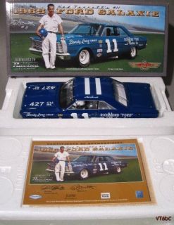 Ned Jarrett Vintage NASCAR 1965 Ford Galaxie 1 24 Diecast Race Car