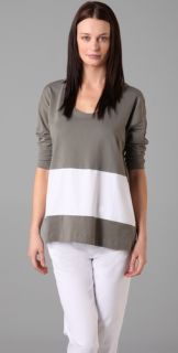 Theory Malroy Colorblock Top