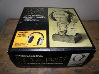 Vintage Nova Pro Stereo Headphones in good used condition. Need