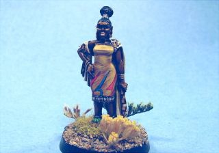 Ral Partha Painted Miniature Sexy African Queen