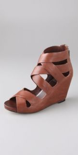 Dolce Vita Pela Crisscross Sandals on Covered Wedge