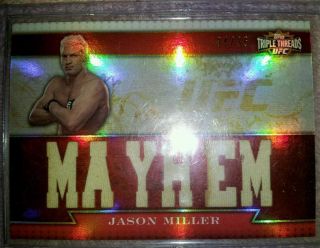 Jason Mayhem Miller Triple Threads UFC Numbered 34 36 2012 Knockout