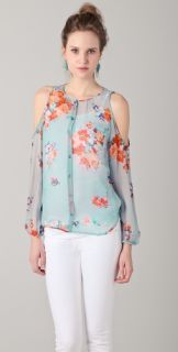 Twelfth St. by Cynthia Vincent Cold Shoulder Blouse
