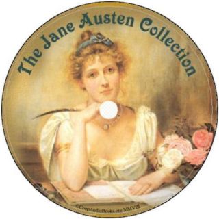 Jane Austen Collection 10 Audio Books on 1 DVD Audio  Files