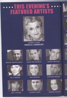 On Broadway Playbill Ad Angela Lansbury Mikhail Baryshnikov Tommy Tune