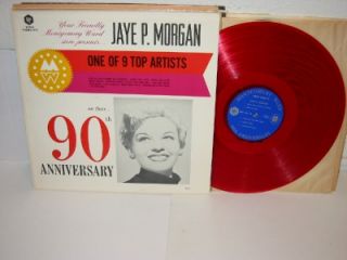 Jaye P Morgan Montgomery Ward 90th Anniversary Red LP