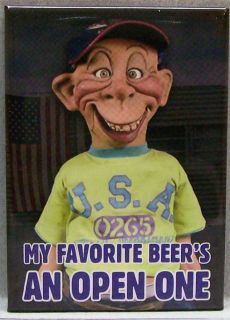 Jeff Dunham Bubba J Favorite Beer Magnet HM A85