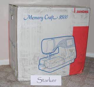 New Janome Memory Craft 9500 Computerized Sewing Machine