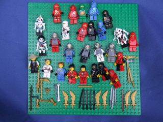 Lego green Ninjago Kay NRG Jay NRG Samukai and MORE Lot of 27