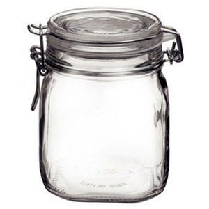 Bormioli Fido Latch Lid Italian glass jars 6 pcs canning