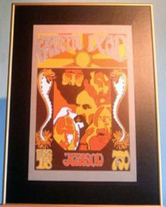 Framed Matted Concert Poster The Grateful Dead   Michigan State