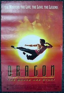 Dragon The Bruce Lee Story 1993 Daybill Jason Scott Lee