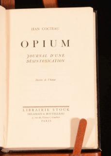 1930 Jean Cocteau Opium Journal DUne Desintoxication French First