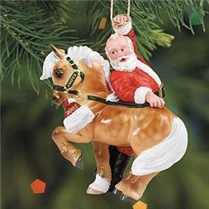 Breyer Christmas Ornament Santas Jaspers Hijinks Horse Ornament New