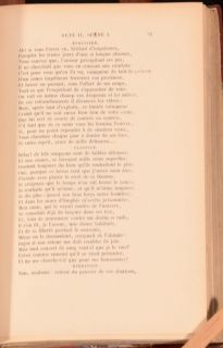 C1860 Oeuvres de Jean Racine Precedees DUne Notice Par Louis Simon