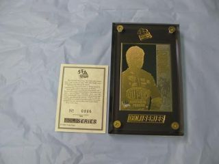 1995 Press Pass 24K Gold Series Card Jeff Gordon