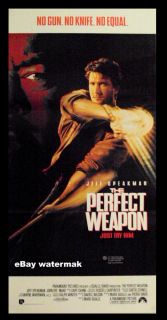 The Perfect Weapon Jeff Speakman Martial Arts Kenpo Original 1991MOVIE