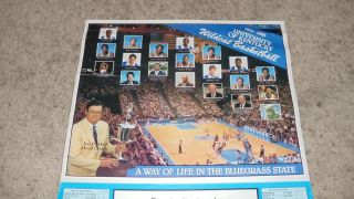 1980s UK Kentucky Wildcats Basketball Schedule Poster Lot of 5