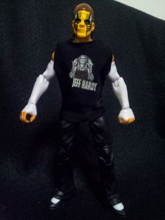 WWE Jeff Hardy Elite Unreleased Prototype Custom Yellow Attire Loose