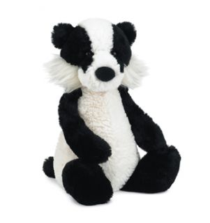 Jellycat Woodland Babes Badger Stuffed Animal New Plush