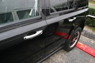 2011 2012 Jeep Patriot Chrome Door Handle Mirror Cover Trim Kit 2007