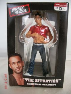 THE SITUATION Jersey Shore Christmas Ornament Figure w string NEW in