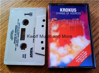 Krokus Change of Address Cassette 1986