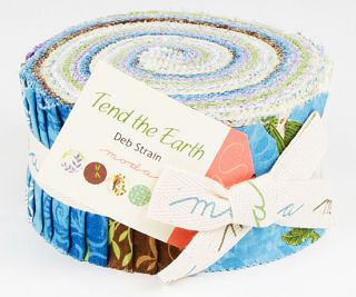Deb Strain Tend The Earth Jelly Roll 2 5 Fabric Quilting Strips Moda