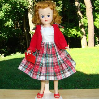 C1959 Vogue Jill Doll in Wonderful For School Outfit 3237 Redhead
