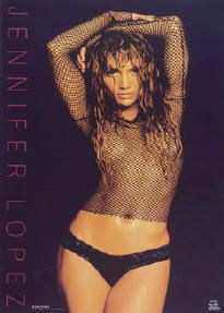 Jennifer Lopez Sexy Color Mesh Poster
