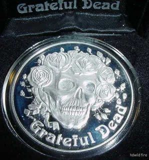 Grateful Dead Silver Ounce oz US Coin Jerry Garcia Art