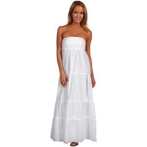 Jessica Simpson White Strapless Maxi Dress Sold Out  14