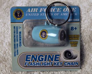 Air Force One Collectible Jet Engine Flashlight Keychain EK1002 Ships