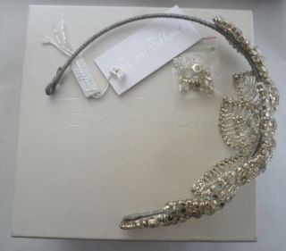 Jenny Packham Silver Crystal Acacia II Bridal Evening Headpiece