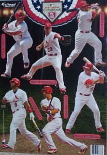 St Louis Cardinals Player Mini Fathead Official MLB Vinyl Wall Graphic